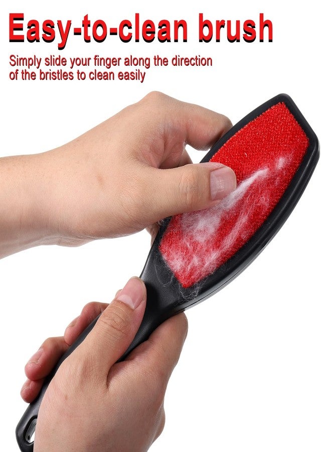 Skrfren 3 Pack Lint Brushes for Clothes, Double-Sided Lint Remover Brush, Reusable Pet Hair Remover, Sheet and Carpet Cleaning Brush for Clothes Sheet Carpet Furniture Fabric - Image 3